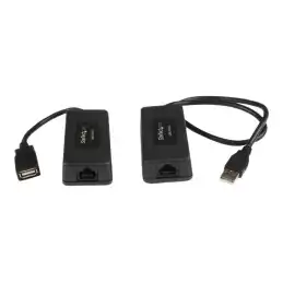 StarTech.com Extendeur Ethernet 1 port USB sur Cat5 - Cat6 - jusqu'à 40 m - Câble de rallonge USB - USB ... (USB110EXT2)_1